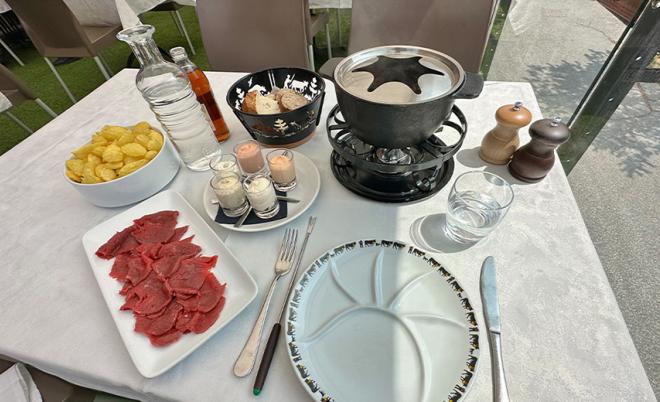 Fondue viande